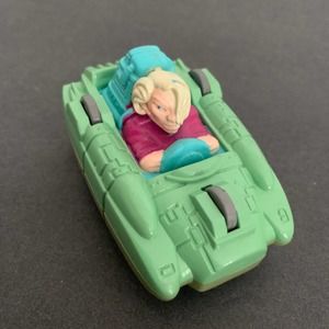 Captain Planet Flip Car 1990 BK Toy TBS Dr. Blight / Mati & Linka